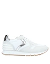 VOILE BLANCHE VOILE BLANCHE WOMAN SNEAKERS WHITE SIZE 7 SOFT LEATHER, TEXTILE FIBERS,17115498UJ 7