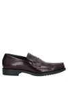 POLLINI POLLINI MAN LOAFERS DEEP PURPLE SIZE 6 SOFT LEATHER,17123320PH 13