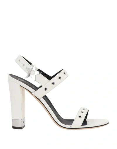 Giuseppe Zanotti Sandals In White