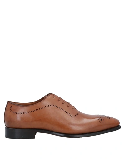 Stefano Branchini Lace-up Shoes In Brown