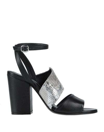 Strategia Sandals In Black