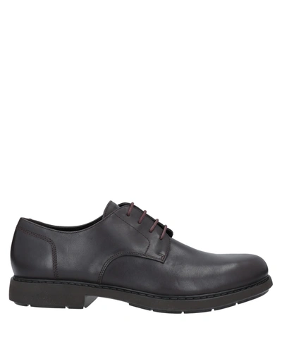 Camper Lace-up Shoes In Dark Brown