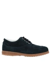 Hogan Lace-up Shoes In Dark Blue