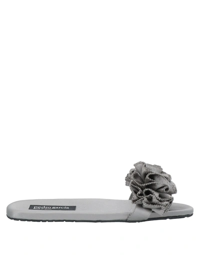 Pedro Garcia Sandals In Grey