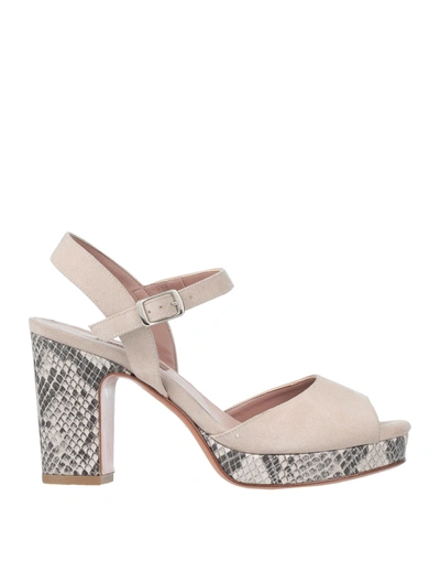 Albano Sandals In Beige