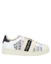 MOA MASTER OF ARTS MOACONCEPT WOMAN SNEAKERS WHITE SIZE 6.5 SOFT LEATHER, TECHNICAL FIBERS,17112686SO 7