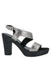 Gianmarco Sorelli Sandals In Silver