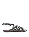 L'autre Chose Sandals In Black