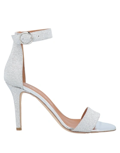 Via Roma 15 Sandals In Silver