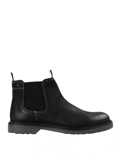 Jack & Jones Ankle Boots In Black