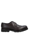 Ortigni Lace-up Shoes In Dark Brown