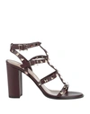 Valentino Garavani Sandals In Deep Purple