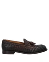 Doucal's Tassel-detail Leather Loafers In Brown