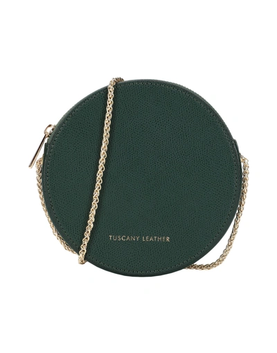 Tuscany Leather Handbags In Green