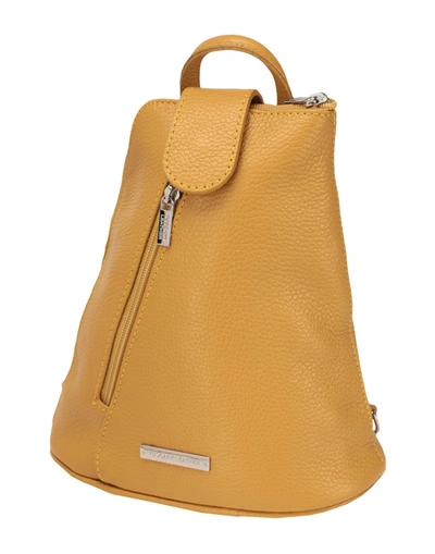 Tuscany Leather Backpacks In Ocher