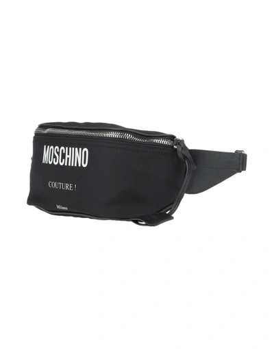 Moschino Bum Bags In Black