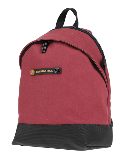 Mandarina Duck Backpacks In Red