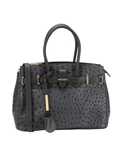 Tuscany Leather Handbags In Grey
