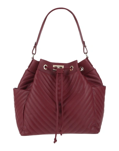 Ab Asia Bellucci Handbags In Maroon