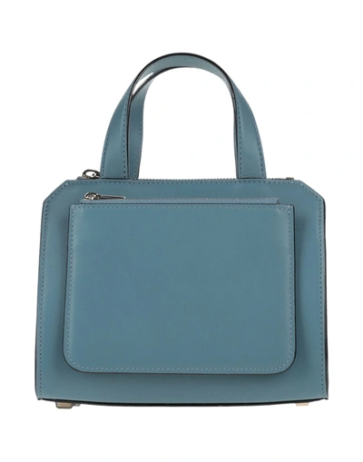 Valextra Handbags In Pastel Blue