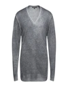 John Varvatos ★ U.s.a. John Varvatos &starf; U.s.a. Sweaters In Steel Grey