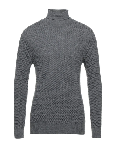 Gran Sasso Turtlenecks In Lead