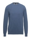 Fedeli Sweaters In Slate Blue
