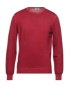 Gran Sasso Sweaters In Maroon