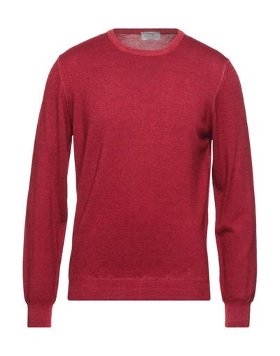 Gran Sasso Sweaters In Maroon