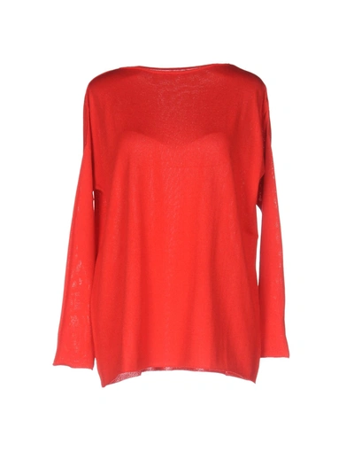 Rossopuro Sweaters In Red