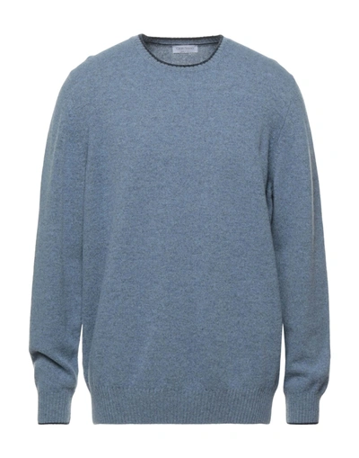 Gran Sasso Sweaters In Slate Blue