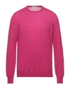 Gran Sasso Sweaters In Fuchsia