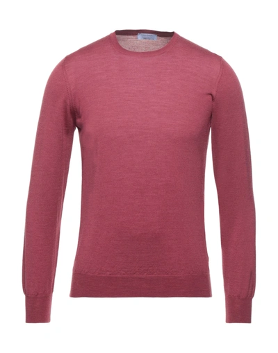 Gran Sasso Sweaters In Garnet