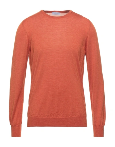 Gran Sasso Sweaters In Orange