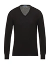 GRAN SASSO GRAN SASSO MAN SWEATER DARK BROWN SIZE 46 VIRGIN WOOL,39874461LO 7