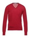 Gran Sasso Sweaters In Red