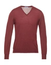 Gran Sasso Sweaters In Brown