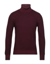 Gran Sasso Turtlenecks In Garnet