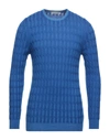 La Fileria Sweaters In Bright Blue