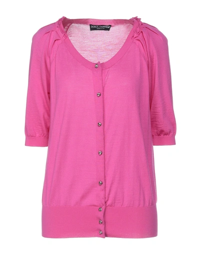 Dolce & Gabbana Cardigans In Pink