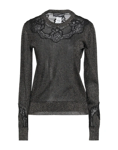 Dolce & Gabbana Sweaters In Gold