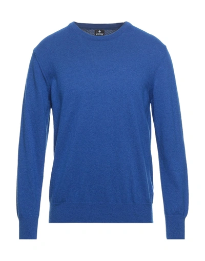 Andrea Fenzi Sweaters In Bright Blue