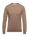 Gran Sasso Sweaters In Light Brown