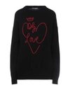 Dolce & Gabbana Sweaters In Black