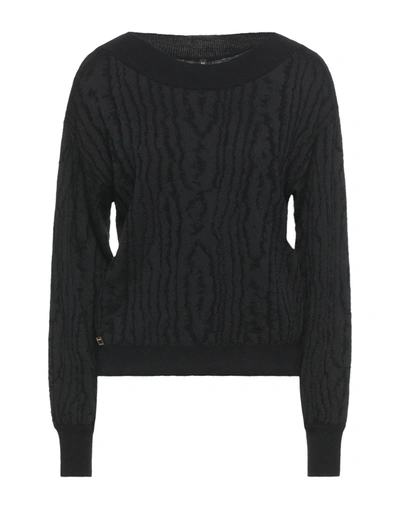 Manila Grace Sweaters In Black