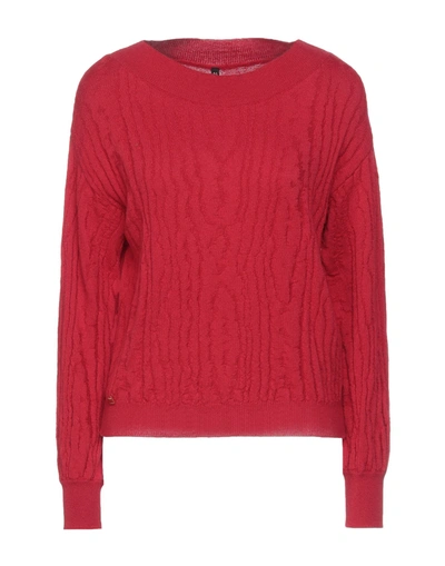 Manila Grace Sweaters In Red