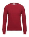 Brooksfield Sweaters In Red