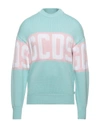 Gcds Sweaters In Turquoise