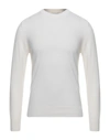 SANDRO SANDRO MAN SWEATER IVORY SIZE S CASHMERE,14169060QM 6