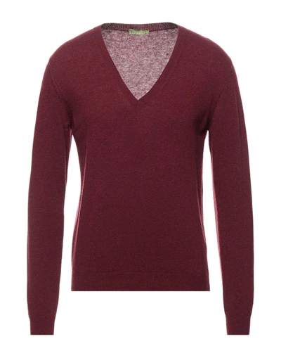 Private Lives Sweaters In Maroon
